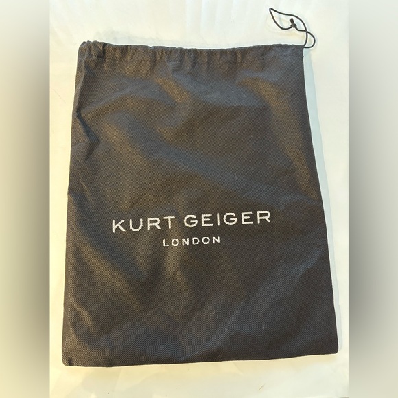 Kurt Geiger Black Mules with Gold Chain - Picture 8 of 8